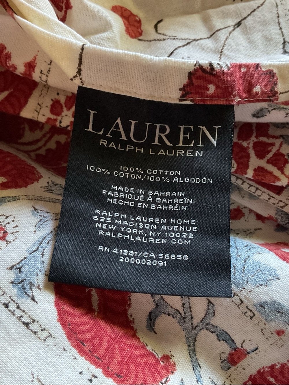 Lauren Ralph Lauren Kelsey Red Cream Bohemian Paisley King Duvet Cover Sets 3PCS - Picture 4 of 14